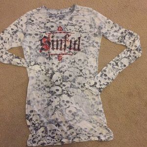 Sinful super light l/s tee from Buckle small